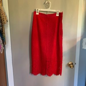 NWOT H&M lace high waist skirt